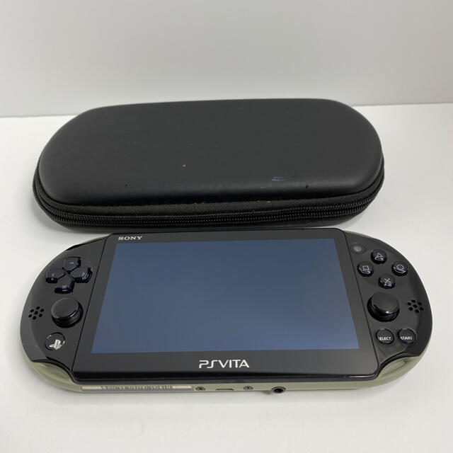 SONY psvita 本体 PCH-2000 ZA16 カーキブラック - 携帯用ゲーム機本体