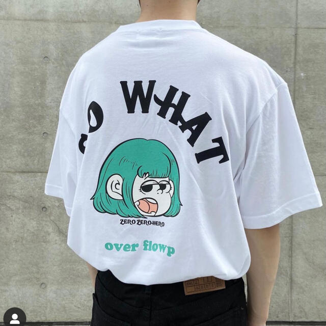 over print sowhat tシャツ