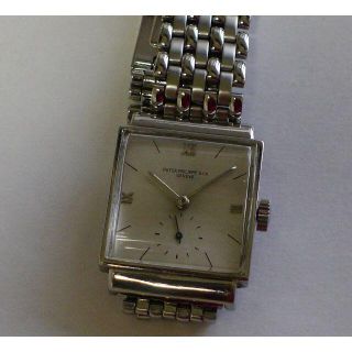 パテックフィリップ(PATEK PHILIPPE)のパテック・フィリップ　ＳＳスクエア・ケース　フーデッド・ラグ　REF.1408(腕時計(アナログ))