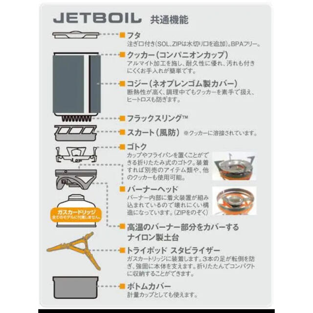 JETBOIL(ジェットボイル)の値下げ【新品未使用】JETBOIL ジェットボイル ZIP ブラック スポーツ/アウトドアのアウトドア(調理器具)の商品写真