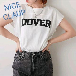 ナイスクラップ(NICE CLAUP)のナイスクラップ♡ Tシャツ  新品 ホワイト 定価4290円(Tシャツ(半袖/袖なし))