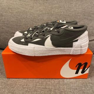 ナイキ(NIKE)のNIKE sacai blazer low iron grey 27.0cm(スニーカー)