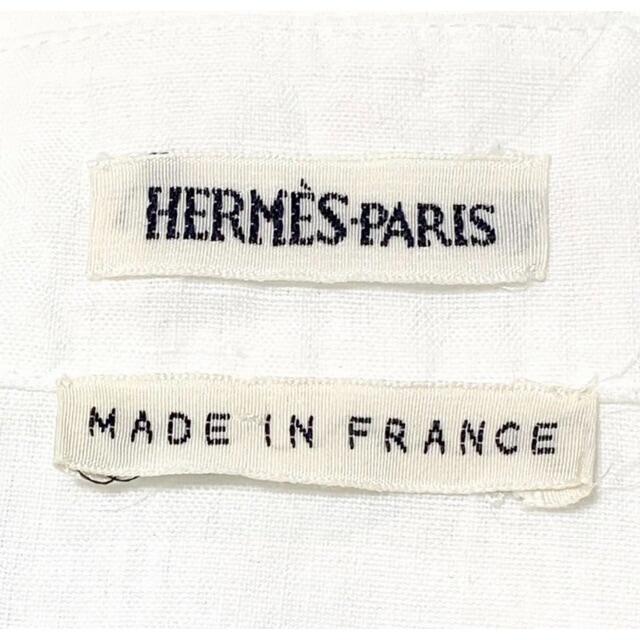 Hermes(エルメス)のHERMES マルジェラ期 【ヴァルーズ】スキッパー シャツ E2998 レディースのトップス(シャツ/ブラウス(長袖/七分))の商品写真
