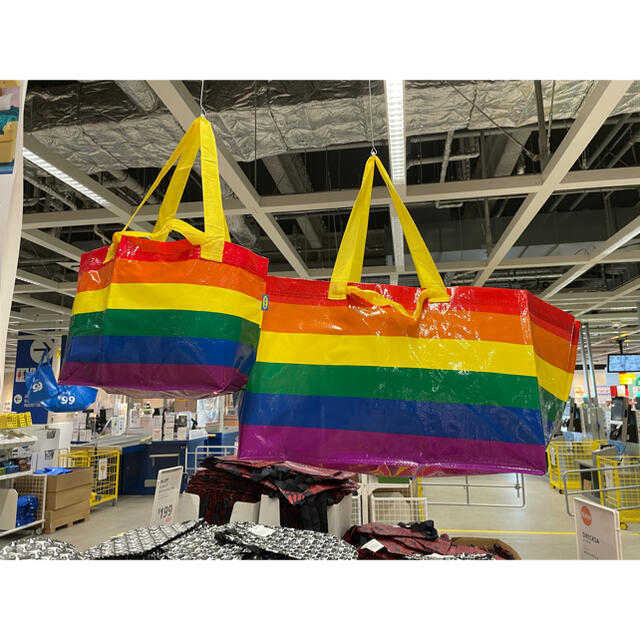 IKEA(イケア)の【IKEA】イケア　STORSTOMMA ストールストッマ　バッグ　マルチカラー レディースのバッグ(エコバッグ)の商品写真