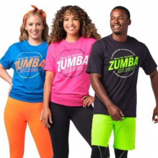 ズンバ(Zumba)の【正規品JWI購入】新作ズンバ　Tシャツ(青)ユニセックス(Tシャツ(半袖/袖なし))