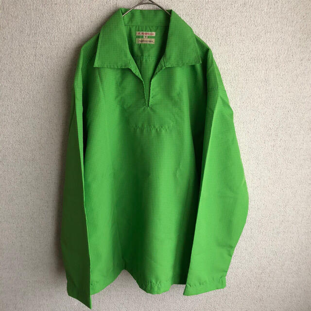 R.NEWBOLD(アールニューボールド)の90s R.NEWBOLD FISHERMANS SMOCK フリーサイズ　緑 メンズのトップス(シャツ)の商品写真