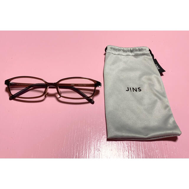 JINS(ジンズ)の送料無料　JINSのメガネフレーム　2点 レディースのファッション小物(サングラス/メガネ)の商品写真