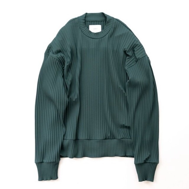 【完売品】stein pleated knit Green