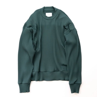 【完売品】stein pleated knit Green(ニット/セーター)