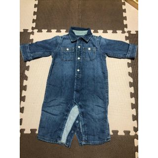 ベビーギャップ(babyGAP)のGAPベビー　ギャップベビー　デニム　ロンパース(ロンパース)