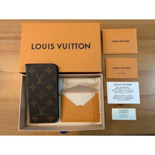 ルイヴィトン(LOUIS VUITTON)のルイヴィトン　モノグラム　iPhone xs 手帳型ケース(iPhoneケース)