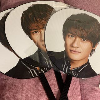 ジャニーズジュニア(ジャニーズJr.)の森本慎太郎　うちわ　SixTONES(アイドルグッズ)