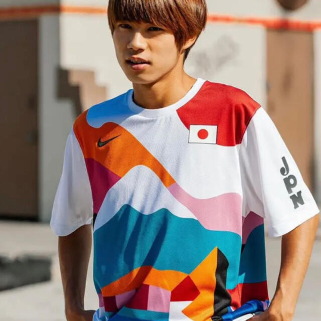 L NIKE SB PARRA CREW JERSEY JAPAN 堀米雄斗 - Tシャツ/カットソー ...