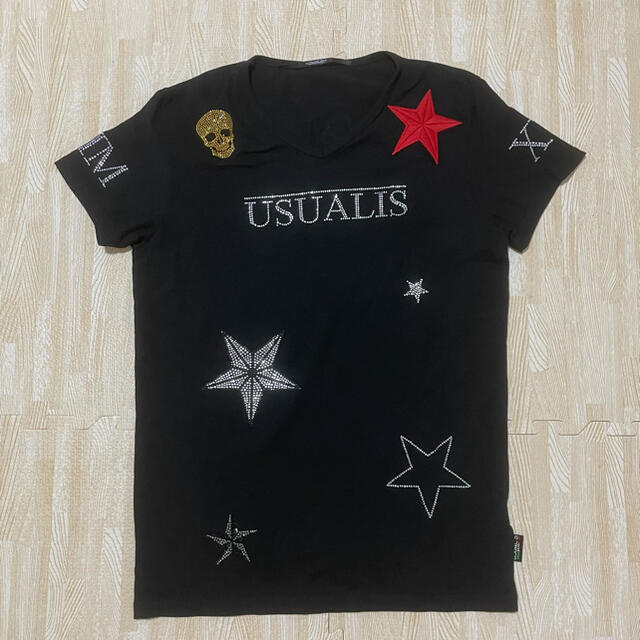 USUALIS Tシャツ メンズのトップス(Tシャツ/カットソー(半袖/袖なし))の商品写真