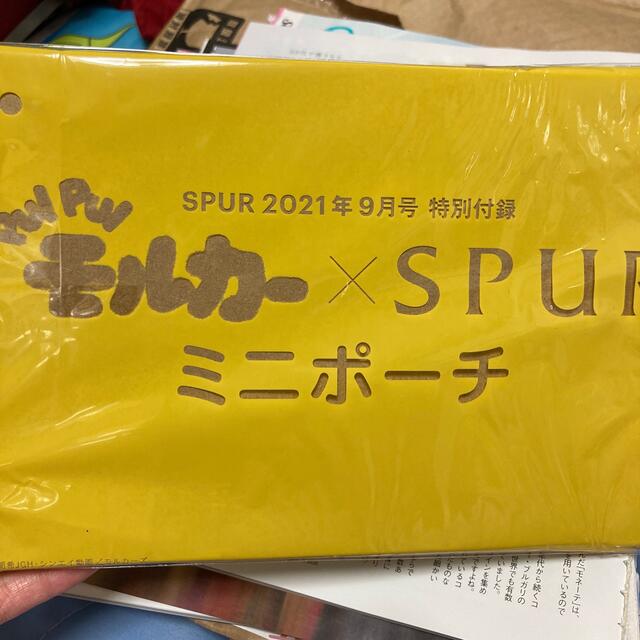 SPUR モルカー　ミニポーチ エンタメ/ホビーのおもちゃ/ぬいぐるみ(キャラクターグッズ)の商品写真