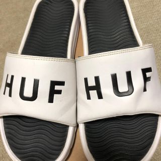 ハフ(HUF)のHUF SLIDE サンダル スニーカー　Tシャツ　キャップ(サンダル)