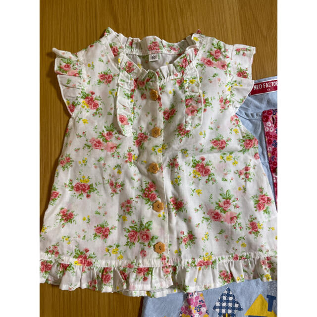 ノースリーブ2枚セット　90 キッズ/ベビー/マタニティのキッズ服女の子用(90cm~)(ブラウス)の商品写真