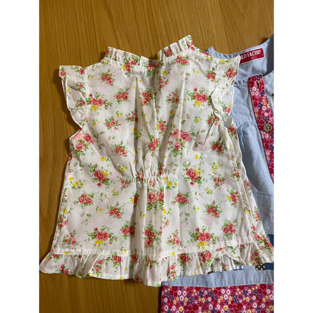 ノースリーブ2枚セット　90 キッズ/ベビー/マタニティのキッズ服女の子用(90cm~)(ブラウス)の商品写真