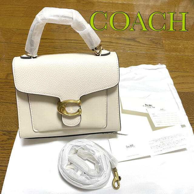 COACH - 新品 COACH タビー トップ ハンドル ブラス チョークの通販 by