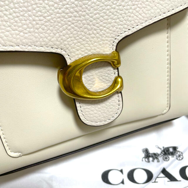 COACH(コーチ)の新品 COACH タビー トップ ハンドル ブラス チョーク レディースのバッグ(ショルダーバッグ)の商品写真