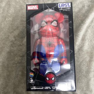 メディコムトイ(MEDICOM TOY)のMARVEL ハッピーくじ　LAST賞 スパイダーマン　400%(アメコミ)