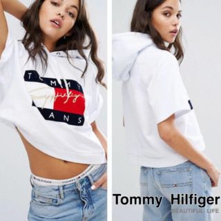 トミーヒルフィガー(TOMMY HILFIGER)の少女時代テヨンちゃん着用★トミーヒルフィガー★トミージーンズパーカー★スウェット(パーカー)