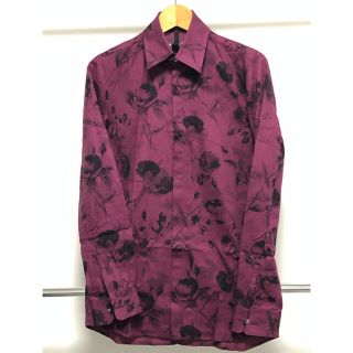 GalaabenD 22AW ジャガードLeafシャツ BLACK 新品 セール通販店 メンズ