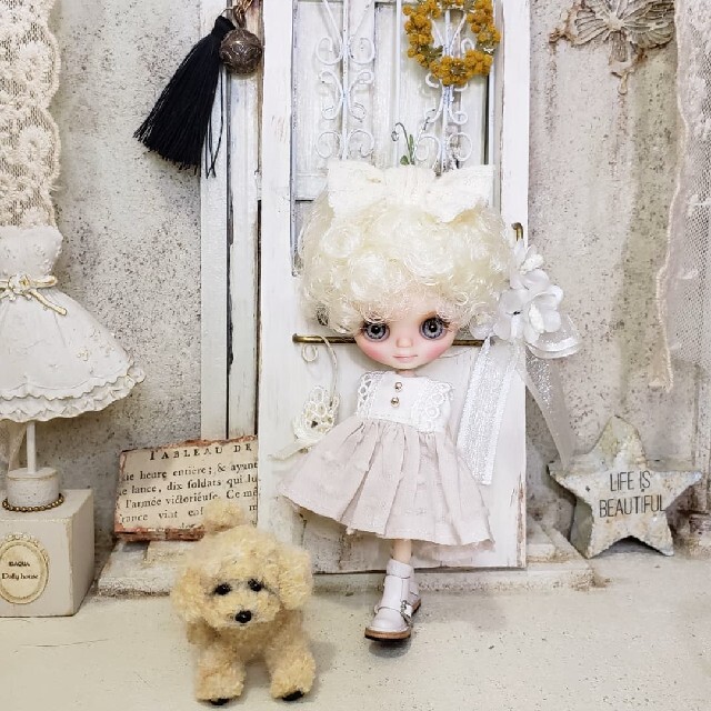 【🎆*｡ラピっ子doll】❁カスタムプチアイシードール❁本体のみ❁ ハンドメイドのぬいぐるみ/人形(人形)の商品写真