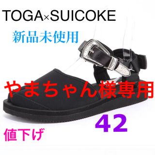 トーガ(TOGA)の【やまちゃん様専用】新品未使用　TOGA×SUICOKE サンダル　42(サンダル)