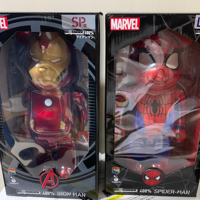 MEDICOM TOY(メディコムトイ)のmarvel ベアブリック400% ハッピーくじ ハンドメイドのおもちゃ(フィギュア)の商品写真