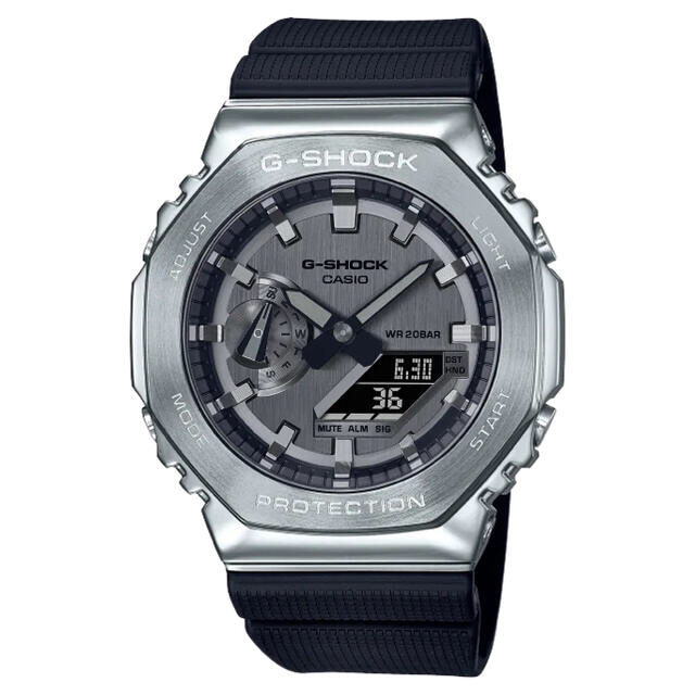 2本 CASIO G-SHOCK GM-2100-1AJF カシオーク