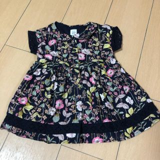 ベビーギャップ(babyGAP)のbaby gap 花柄ワンピース(ワンピース)