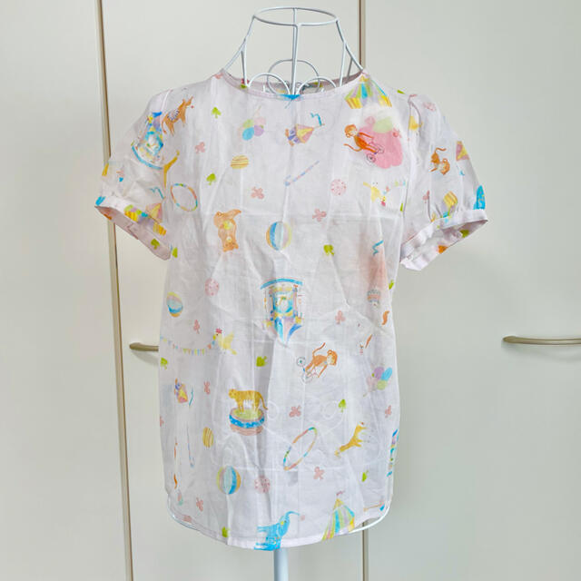 franche lippee(フランシュリッペ)の【新品タグ付き】franche lippee サーカス柄 シースルーカットソー レディースのトップス(カットソー(半袖/袖なし))の商品写真