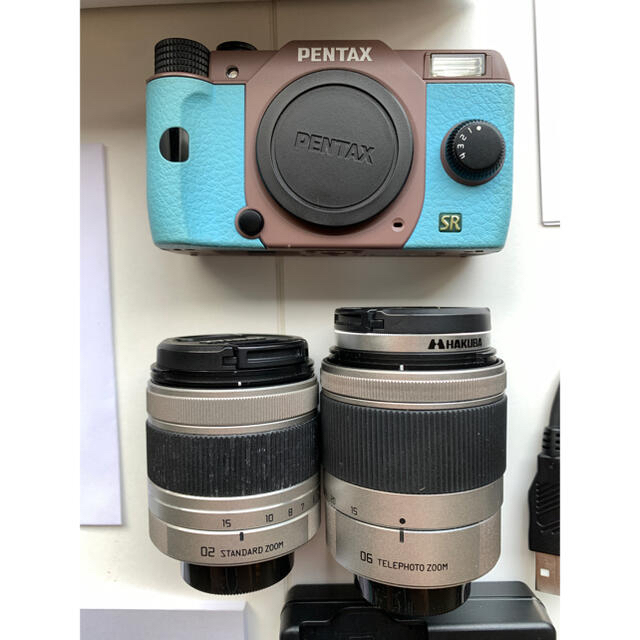 PENTAX(ペンタックス)のカメラ PENTAX Q7 レンズ セット スマホ/家電/カメラのカメラ(デジタル一眼)の商品写真