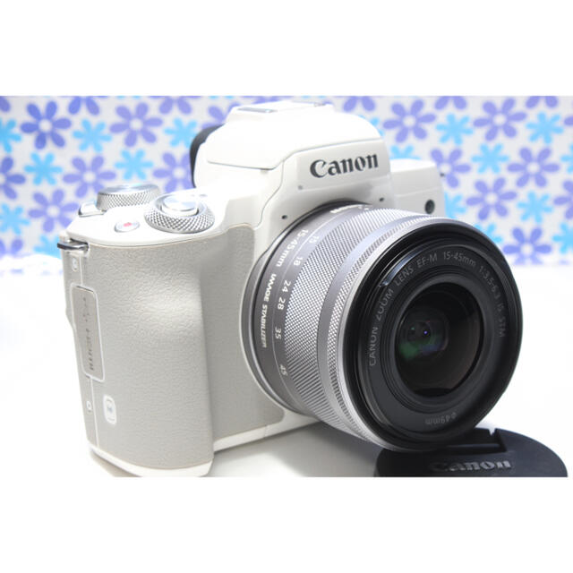 としてカメ ❤️極美品❤️ Wi-Fi &Bluetooth❤️キヤノン EOS kiss M2