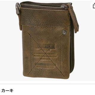 [デバイス] 財布 サイフ ウォレット 二つ折り 本革 レザー(折り財布)