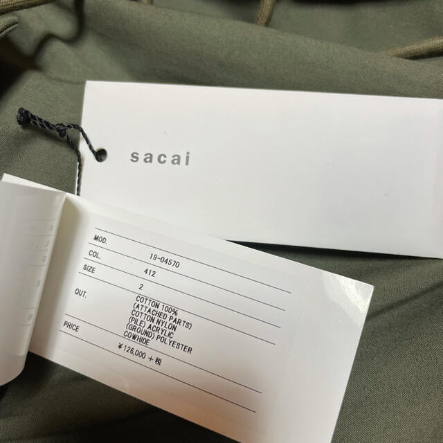 人気の sacai - サカイ デニム ドッキング モッズコート モッズコート