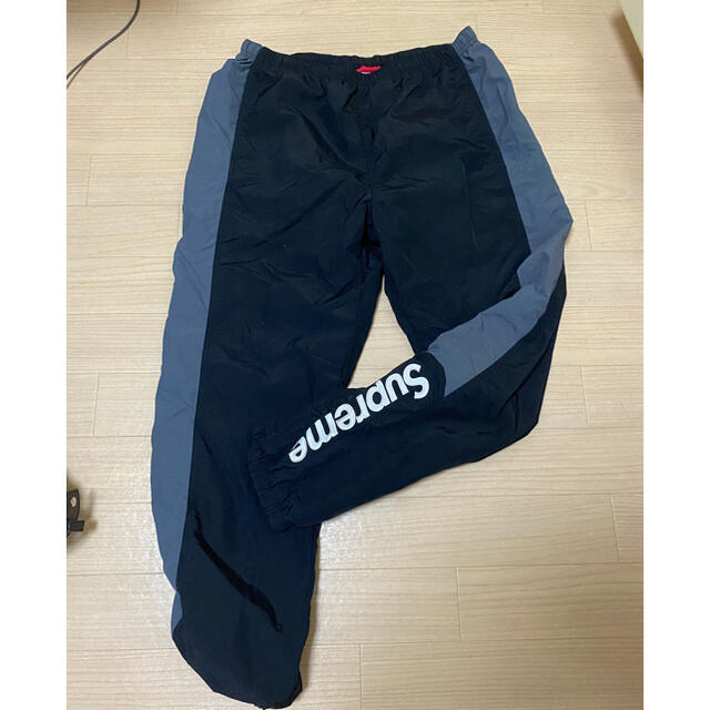 supreme side logo track pants box logo