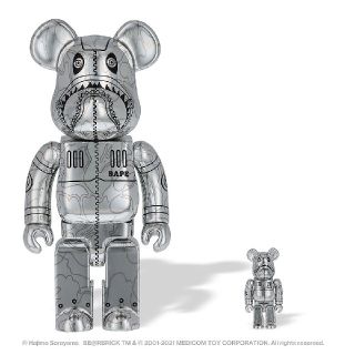 アベイシングエイプ(A BATHING APE)のSHARK  HAJIME SORAYAMA  BE@RBRICK(キャラクターグッズ)