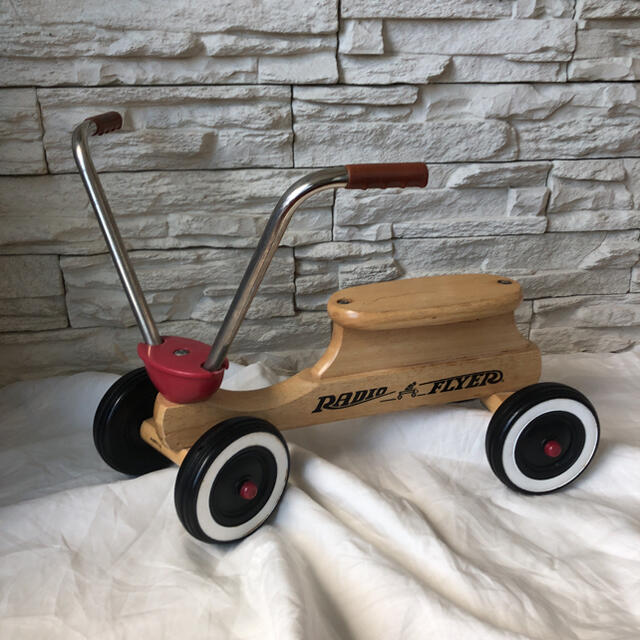 激レア!アンティーク radio flyer 木製 4輪 レトロ