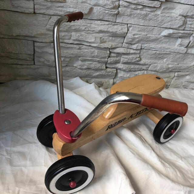 激レア!アンティーク radio flyer 木製 4輪 レトロ エンタメ/ホビーのテーブルゲーム/ホビー(三輪車/乗り物)の商品写真