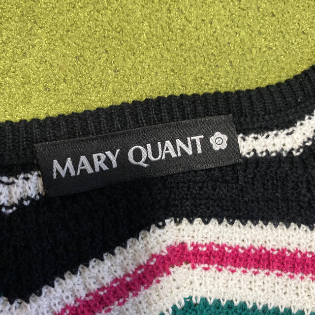 MARY QUANT(マリークワント)の１４日限定！最終価格！美品！マリークワント☆涼しく可愛いニットワンピース レディースのワンピース(ひざ丈ワンピース)の商品写真