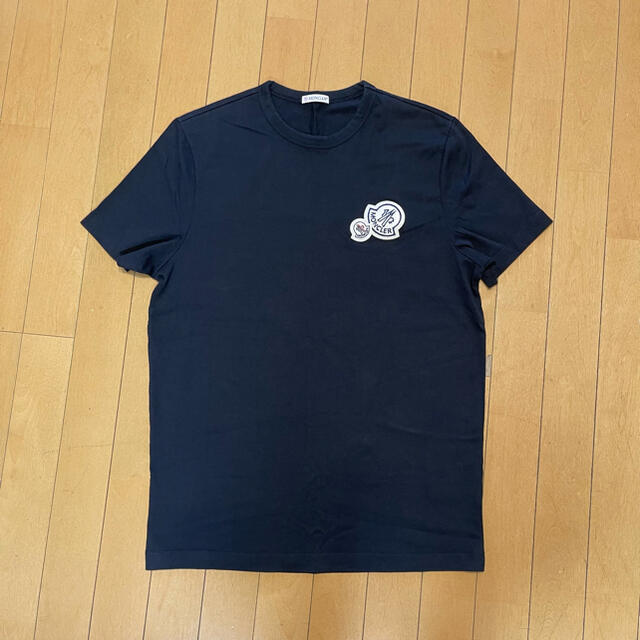 【極美品】現行モデル モンクレール ダブルワッペン Tシャツ69cm色