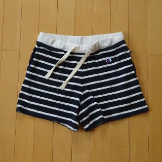 チャンピオン(Champion)のチャンピオン　パンツ　ボーダー　レディースM(ショートパンツ)