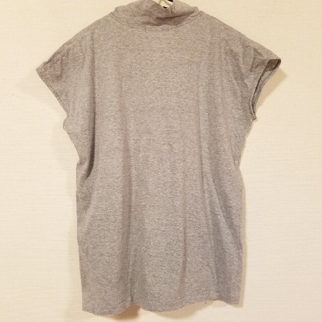 Y's(ワイズ)のY's ワイズ Tシャツ 半袖 レディース M ジップアップ グレー レディースのトップス(Tシャツ(半袖/袖なし))の商品写真