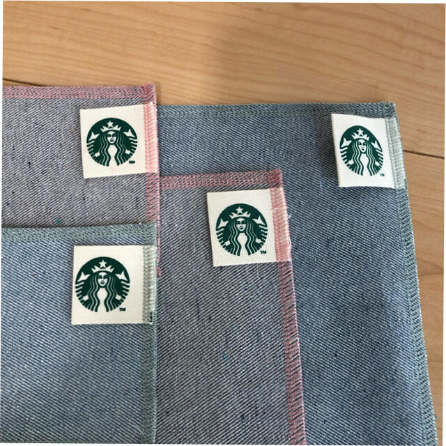 Starbucks Coffee(スターバックスコーヒー)の新品 スターバックス アップサイクルコットングッズ5点 インテリア/住まい/日用品のキッチン/食器(テーブル用品)の商品写真