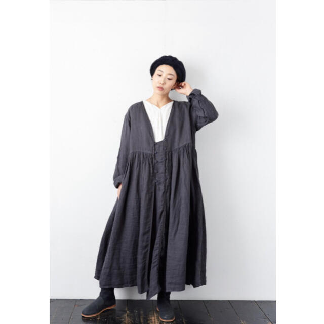 Vlas Blomme Wild Double Gauze コートワンピース