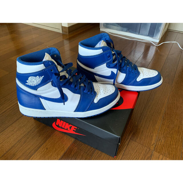 NIKE(ナイキ)のNIKE AIR JORDAN 1  HIGH OG STORM BLUE  メンズの靴/シューズ(スニーカー)の商品写真