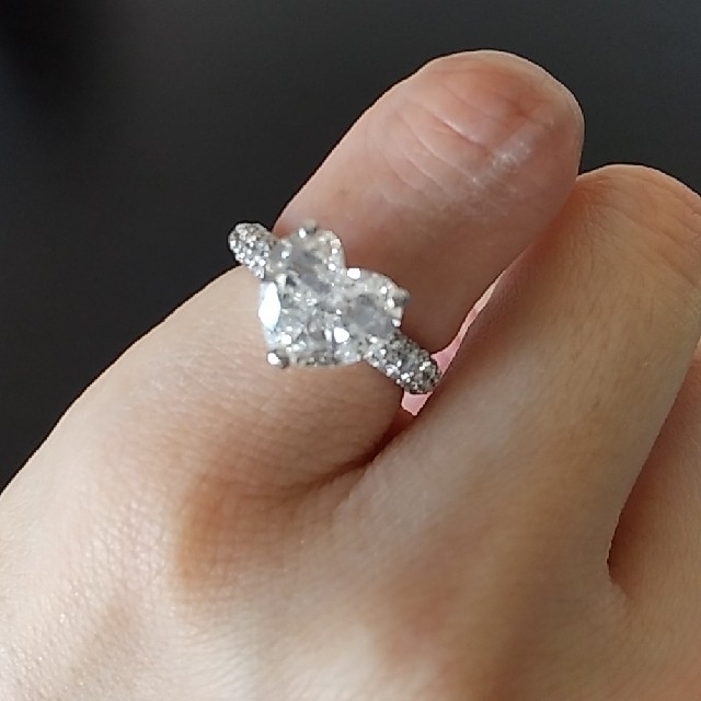 Tiffany & Co.(ティファニー)の1.2ctアップ！ハートシェープダイヤモンド♥贅沢ピンキーリング レディースのアクセサリー(リング(指輪))の商品写真
