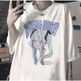 《新品》初音ミク ホワイト 半袖Tシャツ Mサイズ(Tシャツ(半袖/袖なし))
